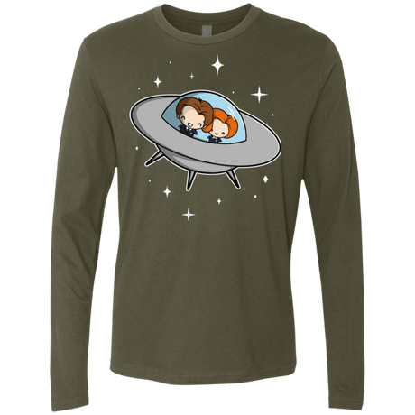 T-Shirts Military Green / Small Agents in Space Men's Premium Long Sleeve