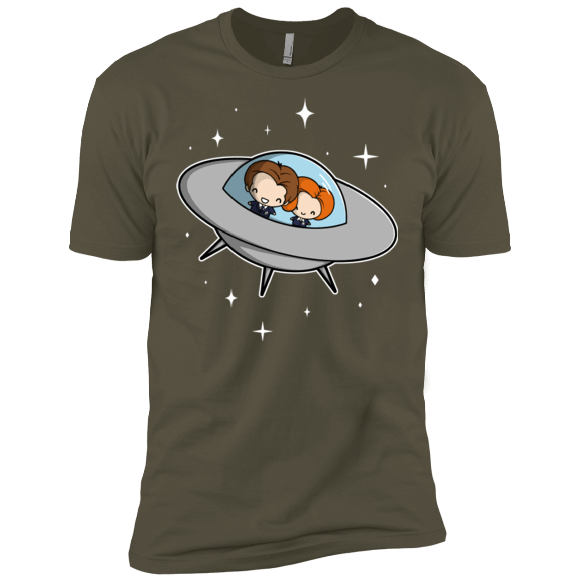 T-Shirts Military Green / X-Small Agents in Space Men's Premium T-Shirt