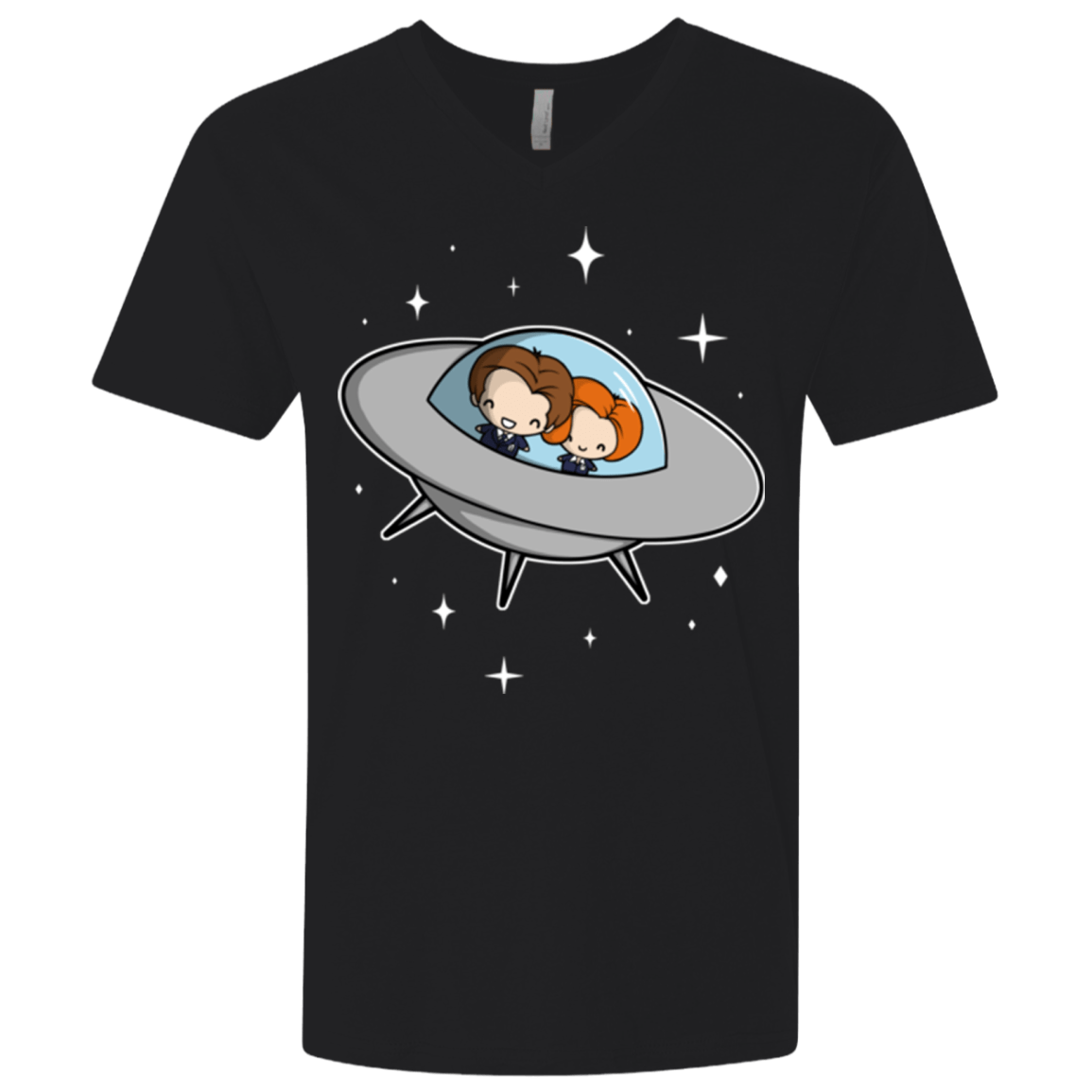 T-Shirts Black / X-Small Agents in Space Men's Premium V-Neck