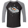 T-Shirts Vintage Black/Premium Heather / X-Small Agents in Space Men's Triblend 3/4 Sleeve