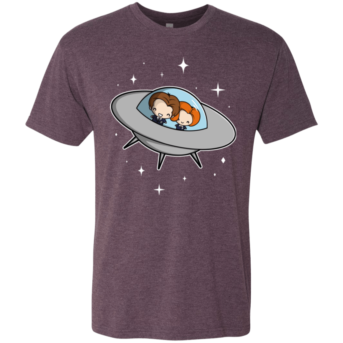 T-Shirts Vintage Purple / Small Agents in Space Men's Triblend T-Shirt