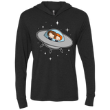 T-Shirts Vintage Black / X-Small Agents in Space Triblend Long Sleeve Hoodie Tee