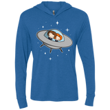 T-Shirts Vintage Royal / X-Small Agents in Space Triblend Long Sleeve Hoodie Tee
