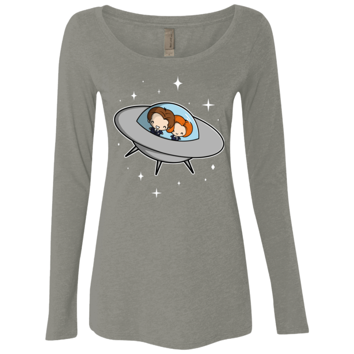 T-Shirts Venetian Grey / Small Agents in Space Women's Triblend Long Sleeve Shirt