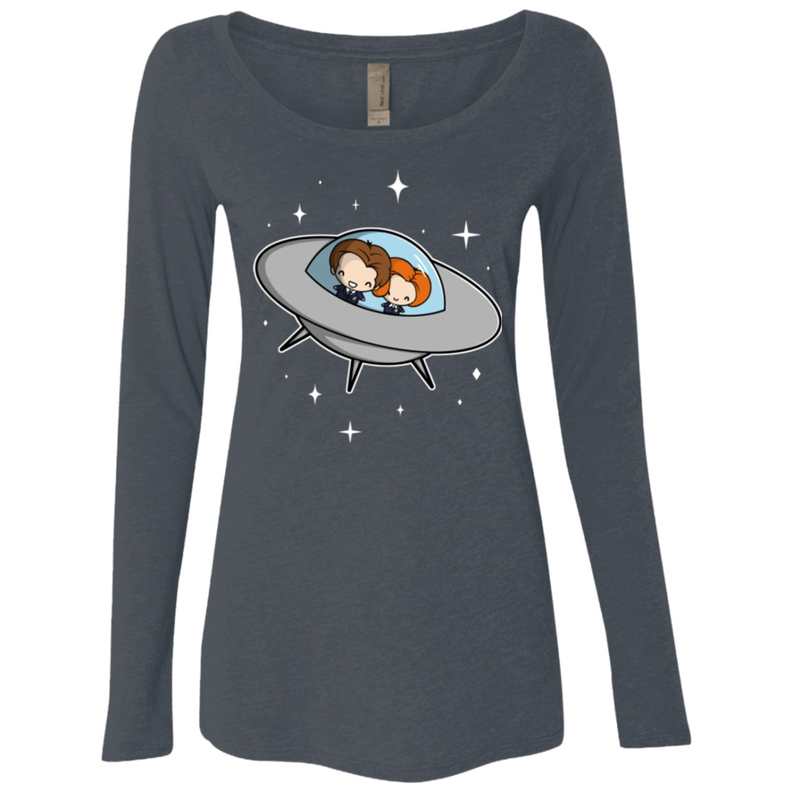 T-Shirts Vintage Navy / Small Agents in Space Women's Triblend Long Sleeve Shirt