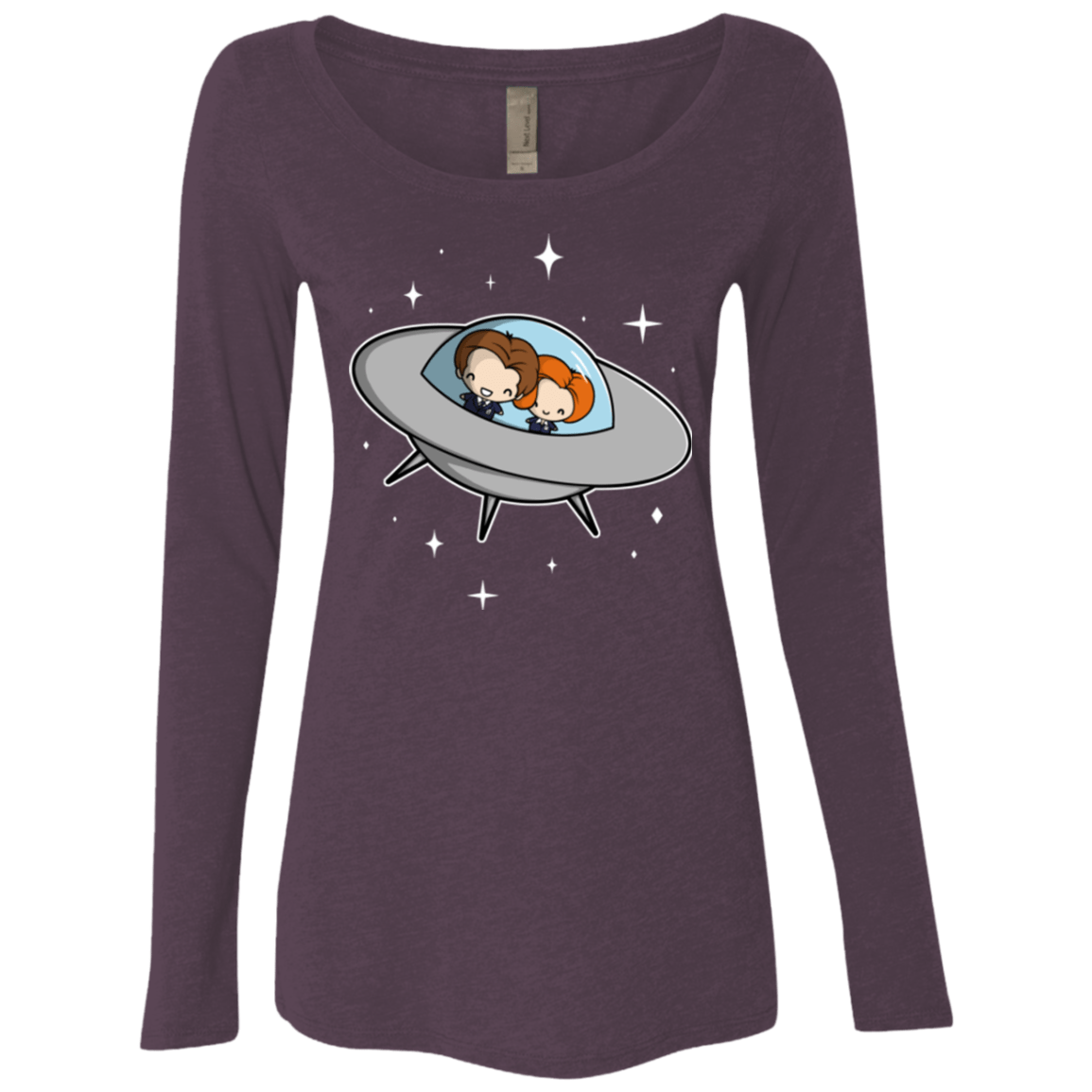 T-Shirts Vintage Purple / Small Agents in Space Women's Triblend Long Sleeve Shirt