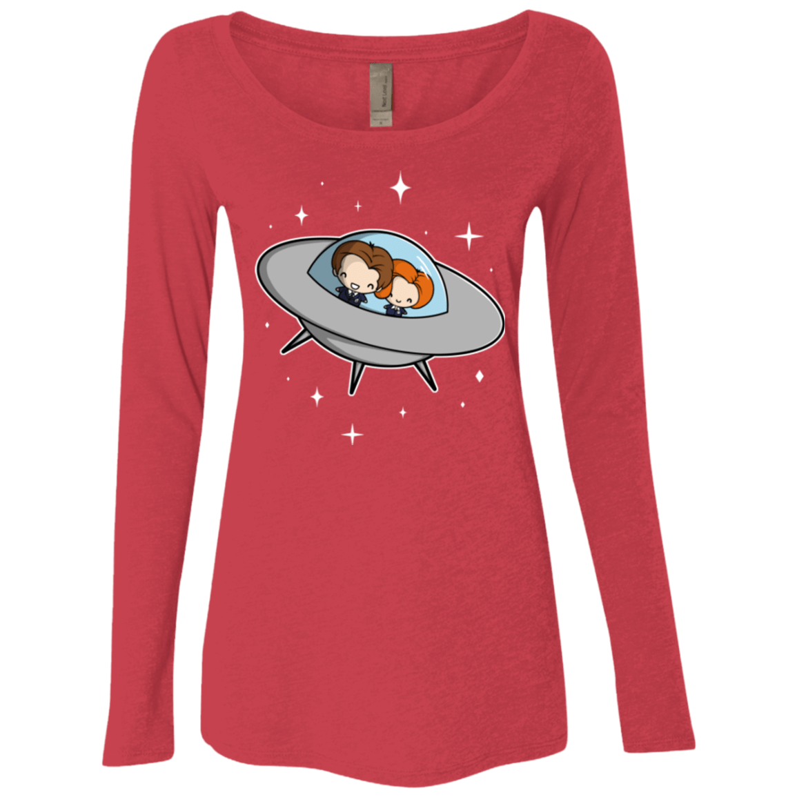 T-Shirts Vintage Red / Small Agents in Space Women's Triblend Long Sleeve Shirt