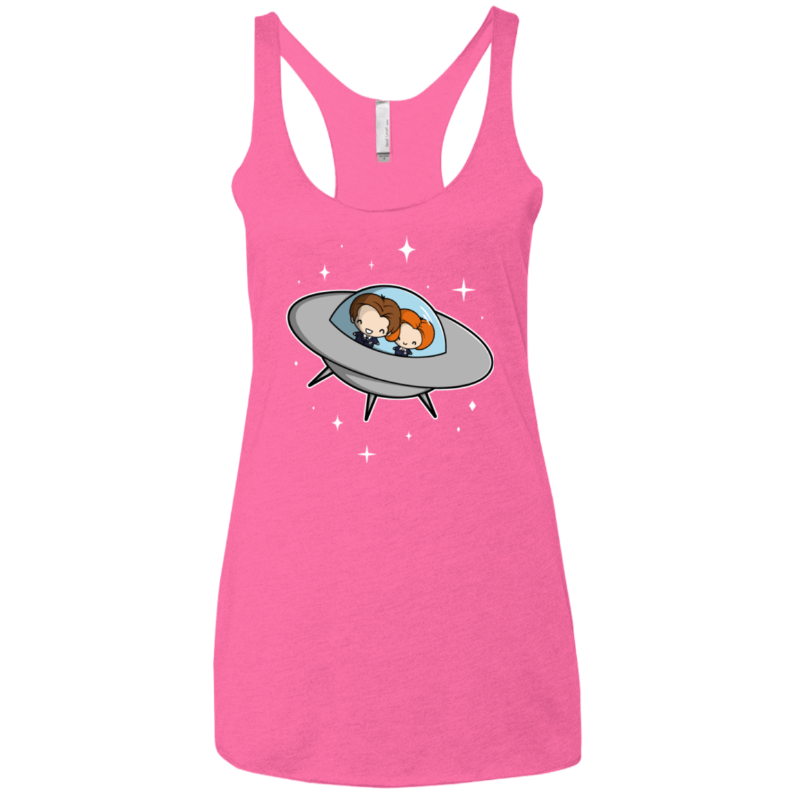T-Shirts Vintage Pink / X-Small Agents in Space Women's Triblend Racerback Tank