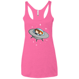 T-Shirts Vintage Pink / X-Small Agents in Space Women's Triblend Racerback Tank