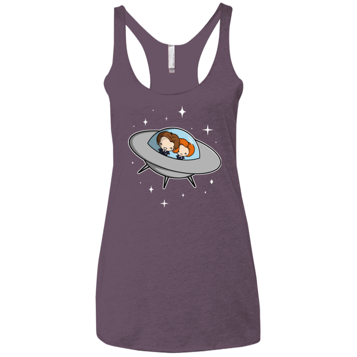 T-Shirts Vintage Purple / X-Small Agents in Space Women's Triblend Racerback Tank