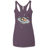 T-Shirts Vintage Purple / X-Small Agents in Space Women's Triblend Racerback Tank