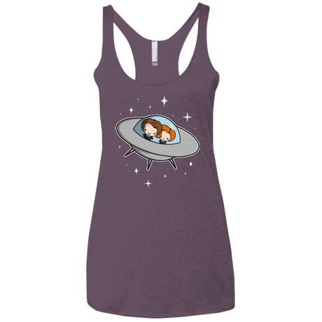 T-Shirts Vintage Purple / X-Small Agents in Space Women's Triblend Racerback Tank