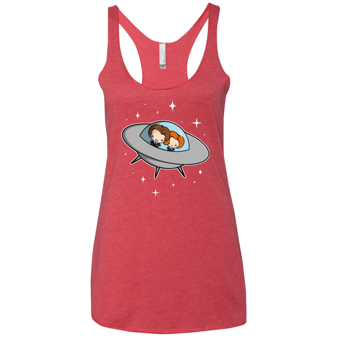 T-Shirts Vintage Red / X-Small Agents in Space Women's Triblend Racerback Tank