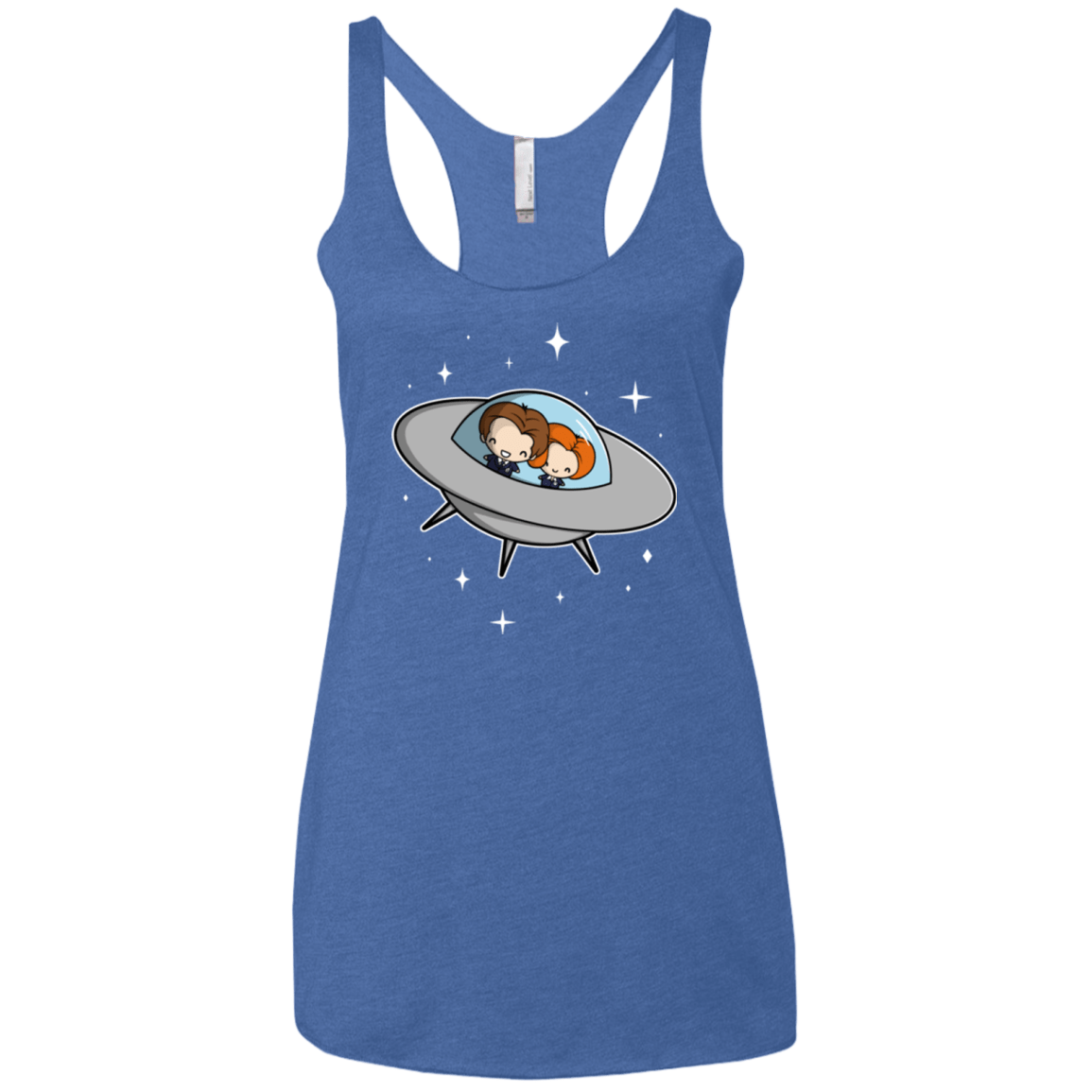 T-Shirts Vintage Royal / X-Small Agents in Space Women's Triblend Racerback Tank