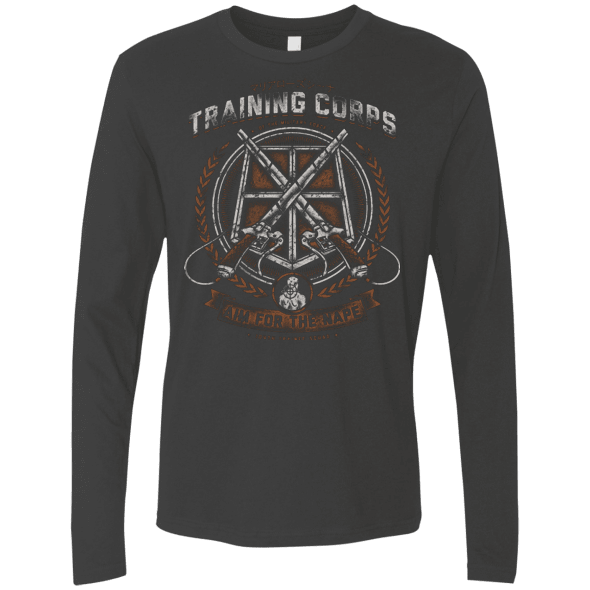 T-Shirts Heavy Metal / Small Aim for the Nape Men's Premium Long Sleeve