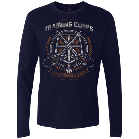 T-Shirts Midnight Navy / Small Aim for the Nape Men's Premium Long Sleeve