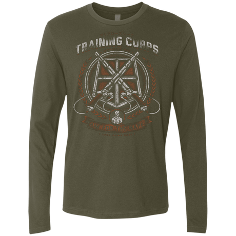 T-Shirts Military Green / Small Aim for the Nape Men's Premium Long Sleeve