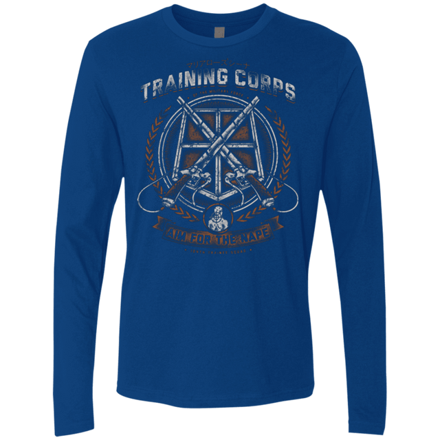 T-Shirts Royal / Small Aim for the Nape Men's Premium Long Sleeve