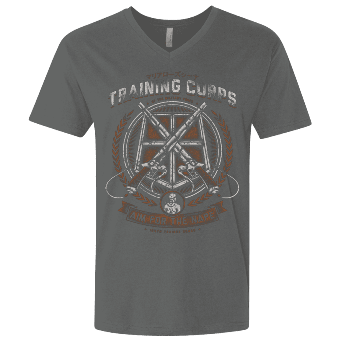 T-Shirts Heavy Metal / X-Small Aim for the Nape Men's Premium V-Neck