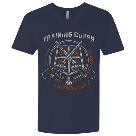 T-Shirts Midnight Navy / X-Small Aim for the Nape Men's Premium V-Neck