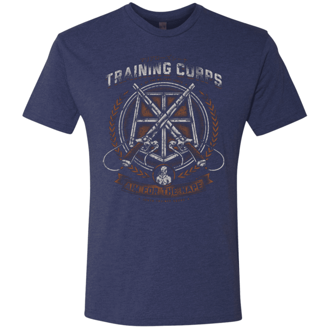 T-Shirts Vintage Navy / Small Aim for the Nape Men's Triblend T-Shirt