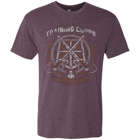 T-Shirts Vintage Purple / Small Aim for the Nape Men's Triblend T-Shirt