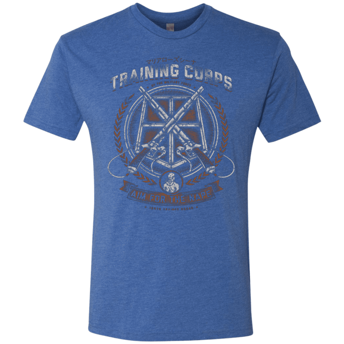 T-Shirts Vintage Royal / Small Aim for the Nape Men's Triblend T-Shirt