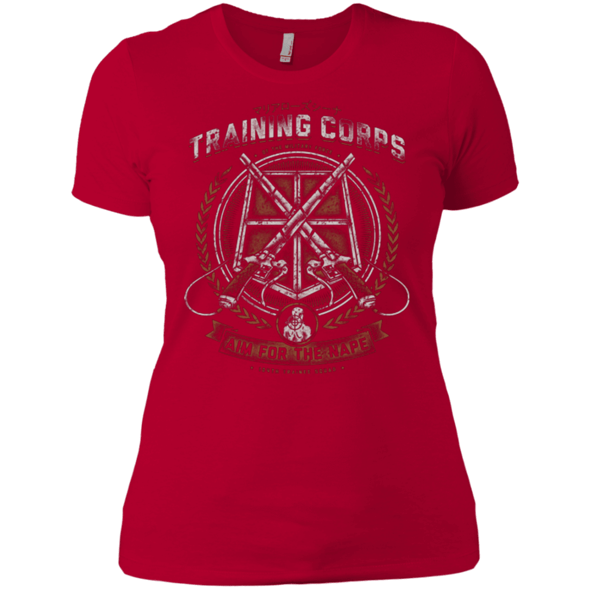 T-Shirts Red / X-Small Aim for the Nape Women's Premium T-Shirt