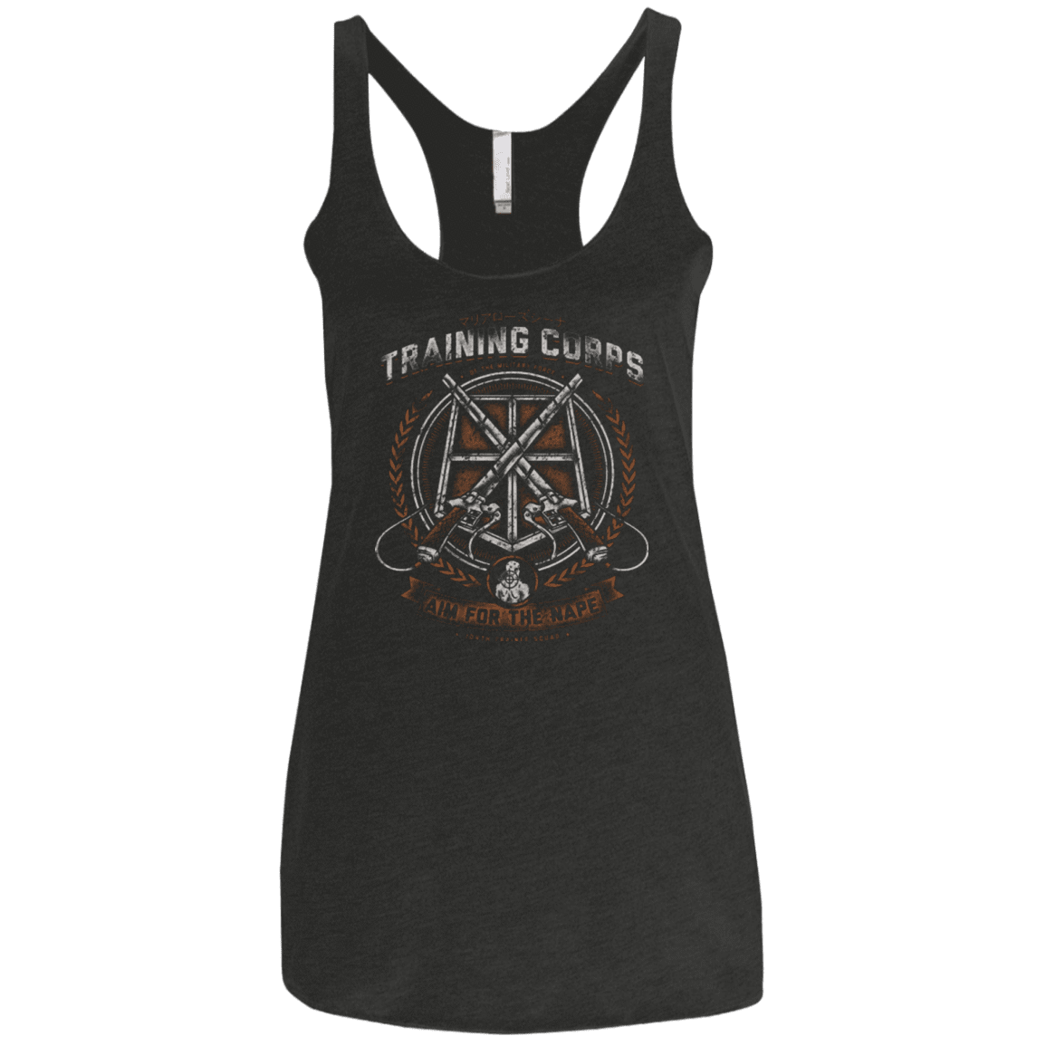 T-Shirts Vintage Black / X-Small Aim for the Nape Women's Triblend Racerback Tank