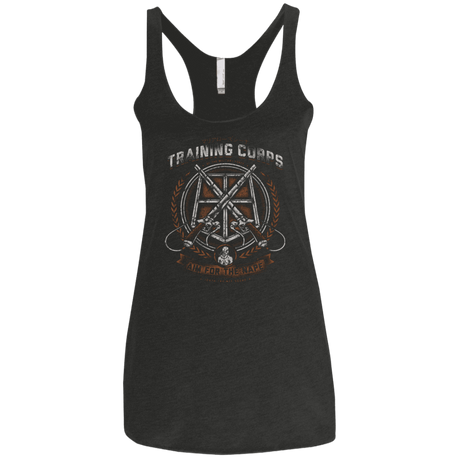 T-Shirts Vintage Black / X-Small Aim for the Nape Women's Triblend Racerback Tank