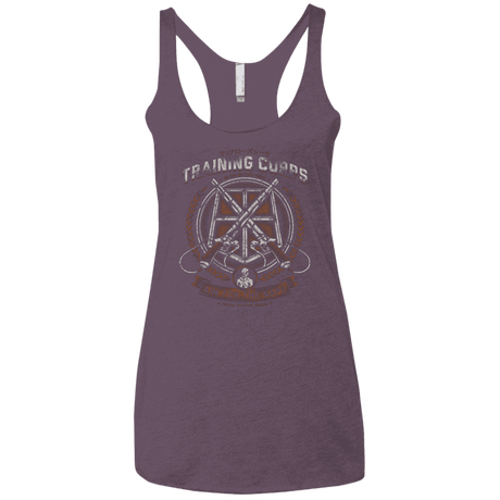 T-Shirts Vintage Purple / X-Small Aim for the Nape Women's Triblend Racerback Tank