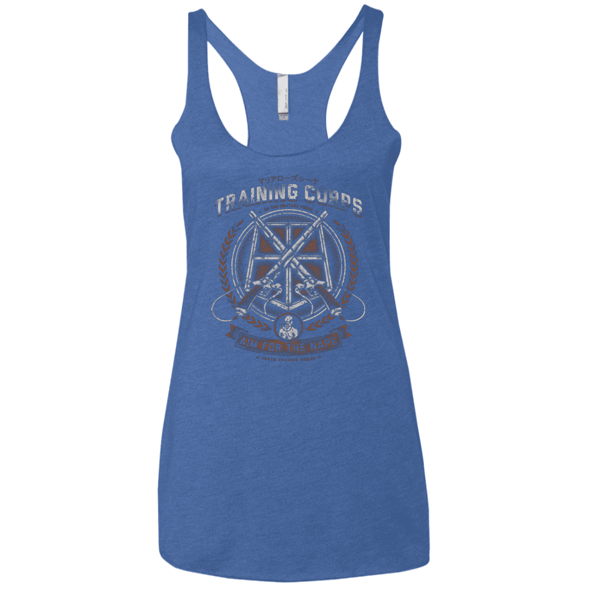 T-Shirts Vintage Royal / X-Small Aim for the Nape Women's Triblend Racerback Tank