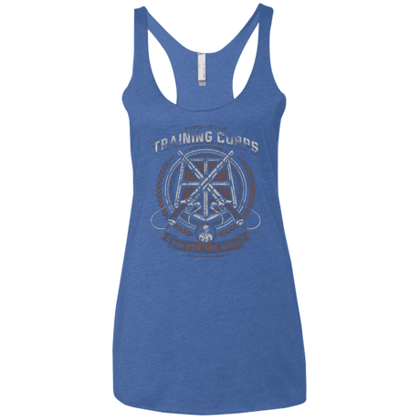 T-Shirts Vintage Royal / X-Small Aim for the Nape Women's Triblend Racerback Tank