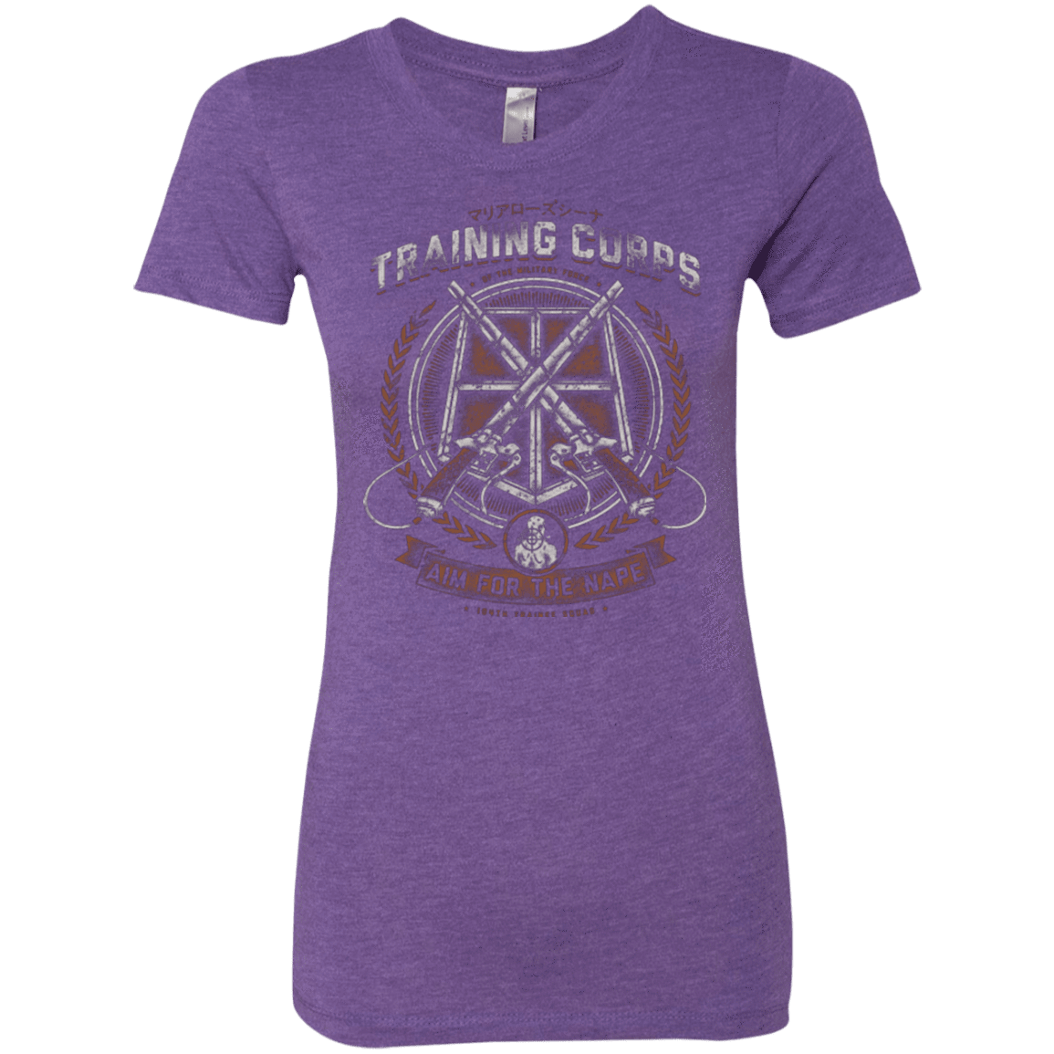 T-Shirts Purple Rush / Small Aim for the Nape Women's Triblend T-Shirt