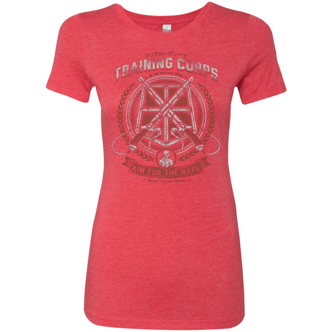 T-Shirts Vintage Red / Small Aim for the Nape Women's Triblend T-Shirt