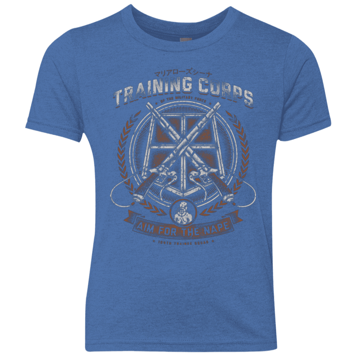 T-Shirts Vintage Royal / YXS Aim for the Nape Youth Triblend T-Shirt