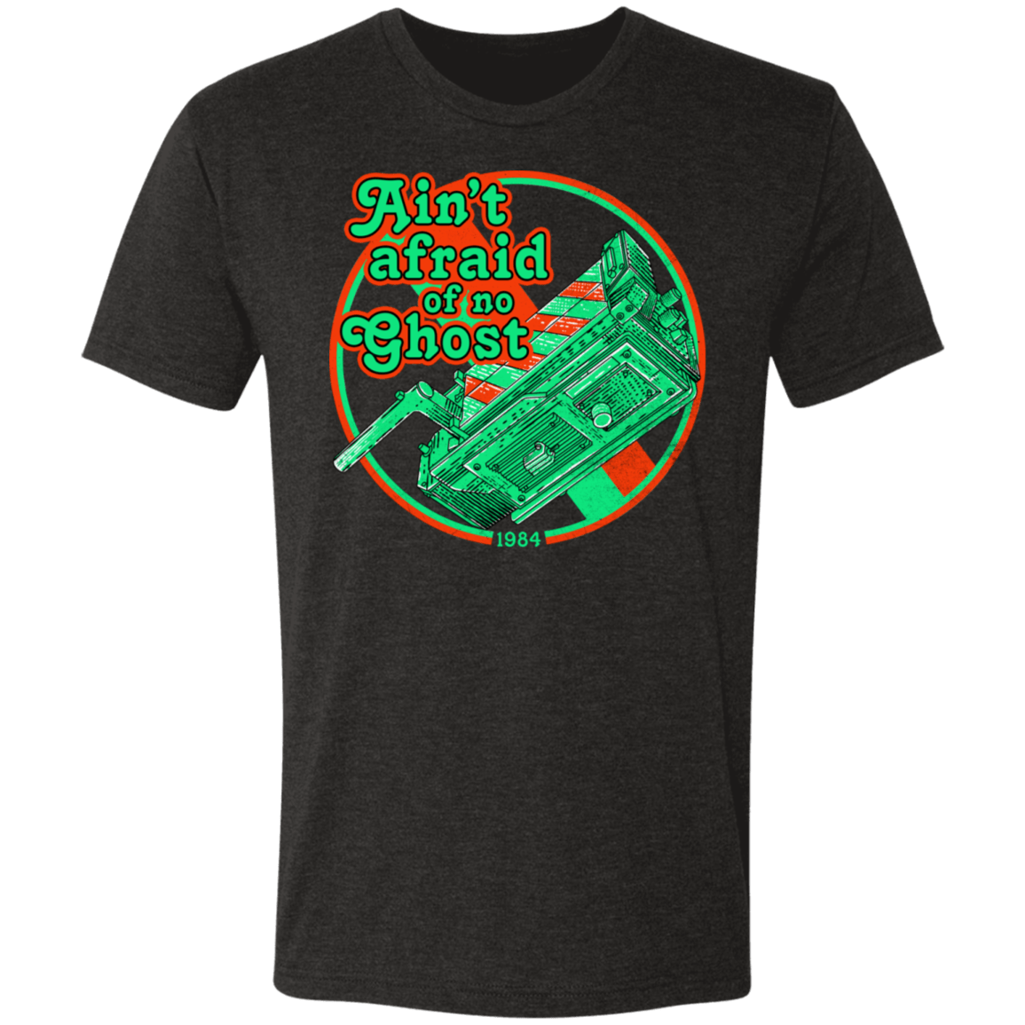 T-Shirts Vintage Black / S Ain't Afraid of no Ghost Men's Triblend T-Shirt