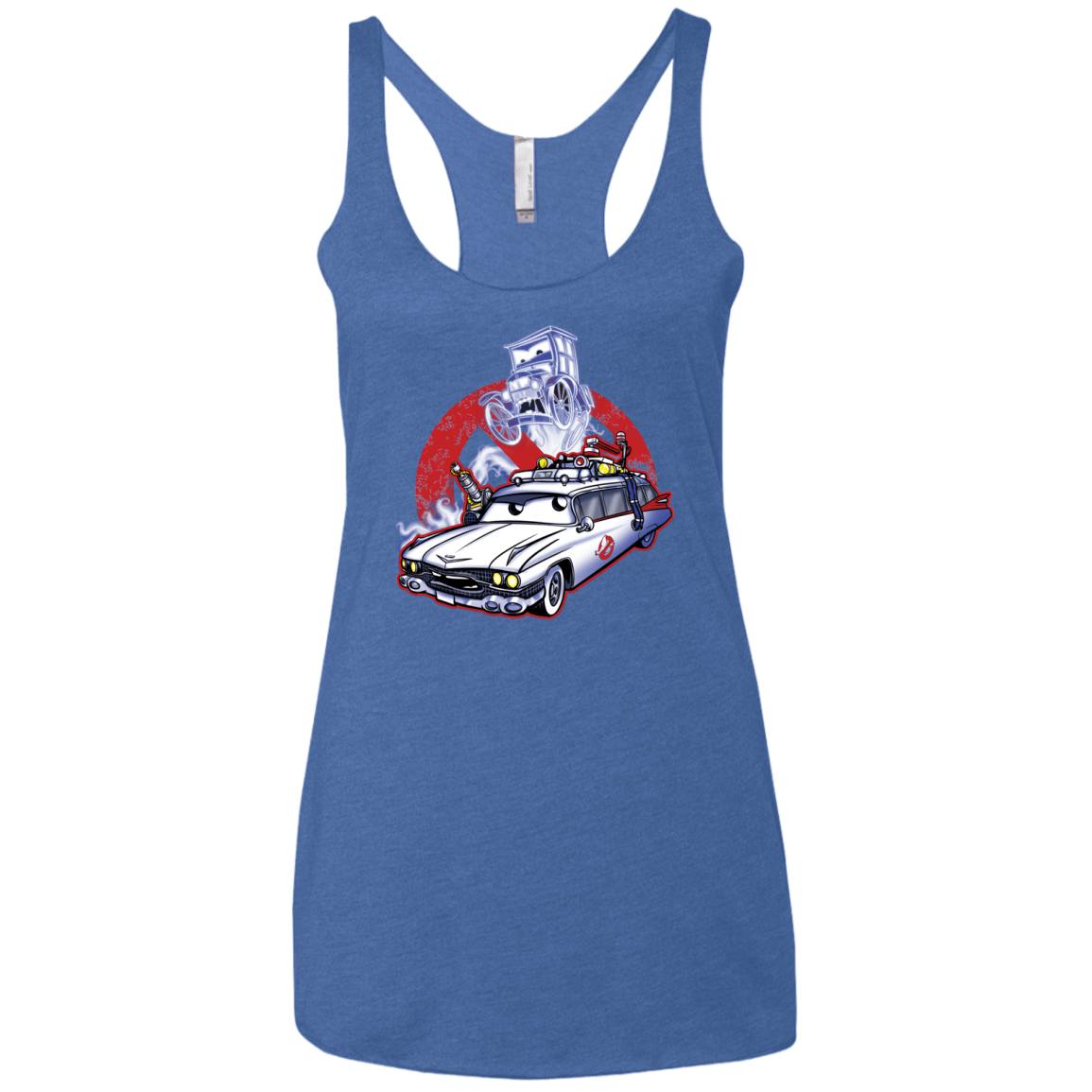 T-Shirts Vintage Royal / X-Small Aint Afraid Women's Triblend Racerback Tank