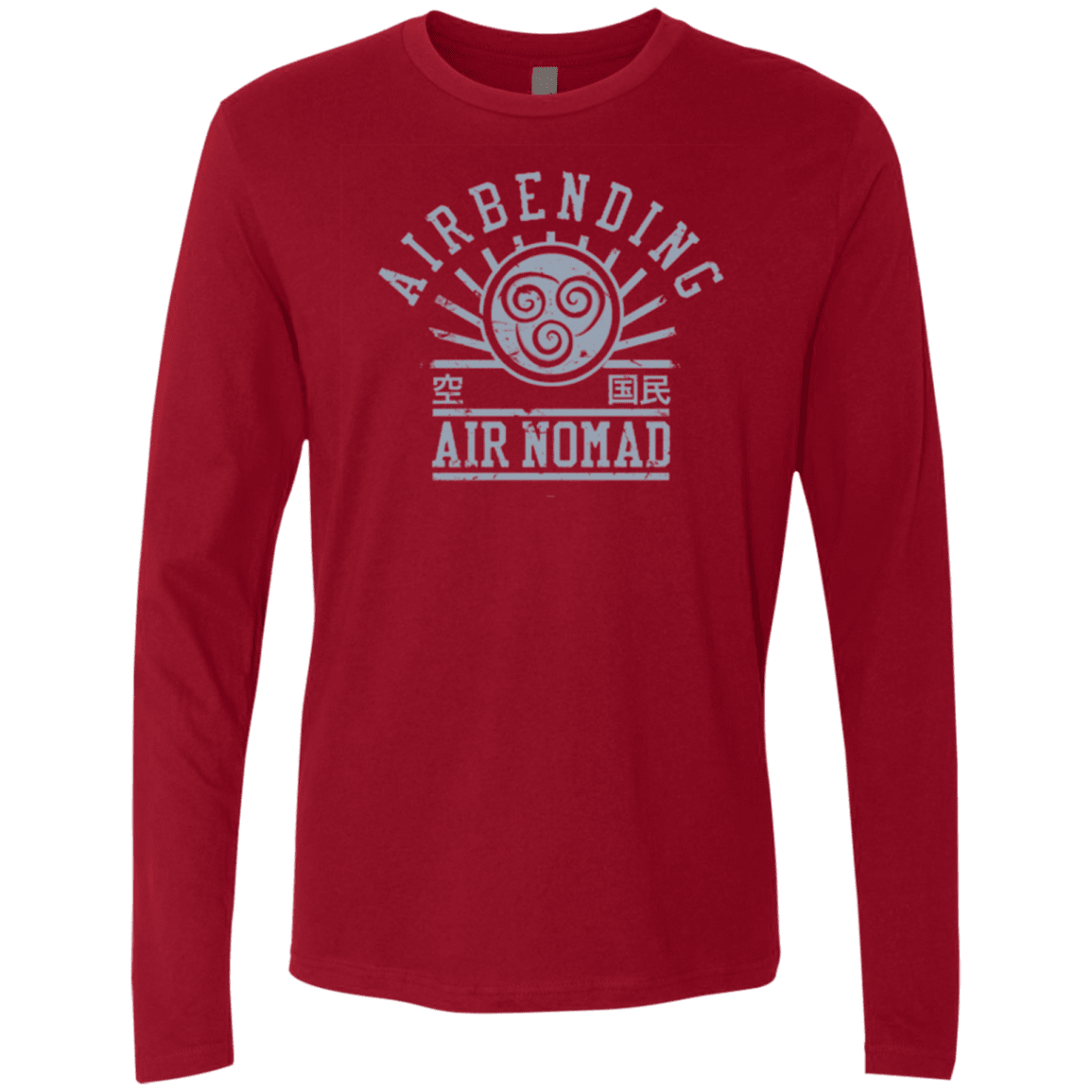 T-Shirts Cardinal / Small air bending v2 Men's Premium Long Sleeve