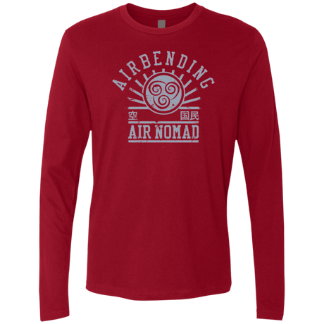 T-Shirts Cardinal / Small air bending v2 Men's Premium Long Sleeve