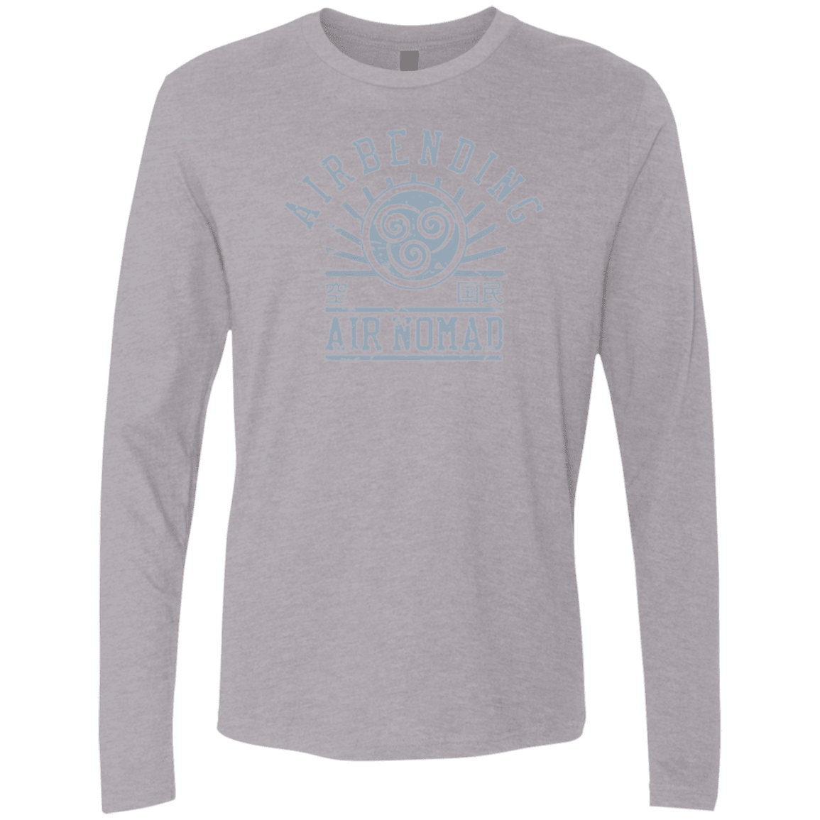 T-Shirts Heather Grey / Small air bending v2 Men's Premium Long Sleeve