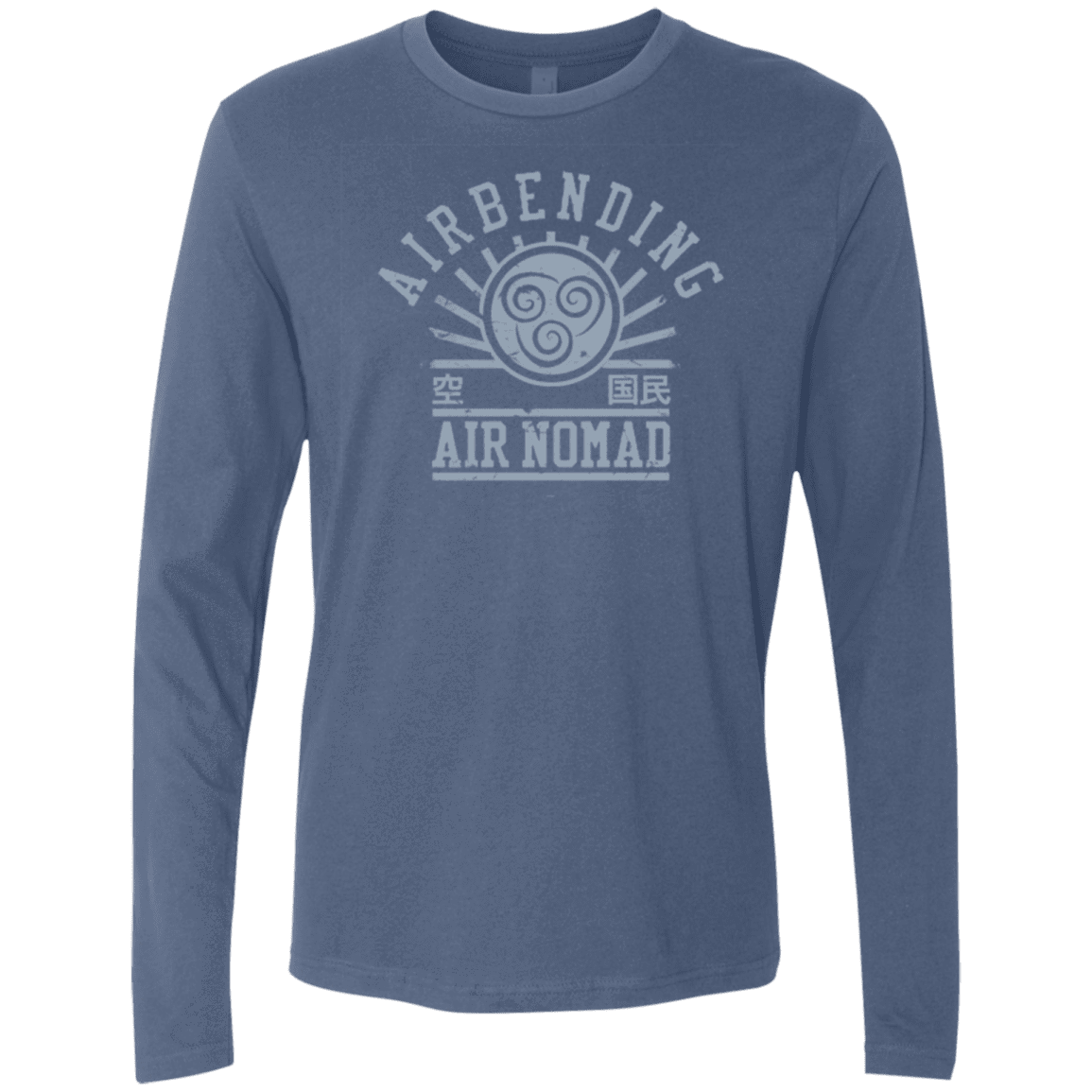 T-Shirts Indigo / Small air bending v2 Men's Premium Long Sleeve