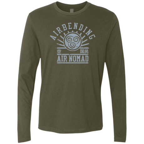 T-Shirts Military Green / Small air bending v2 Men's Premium Long Sleeve