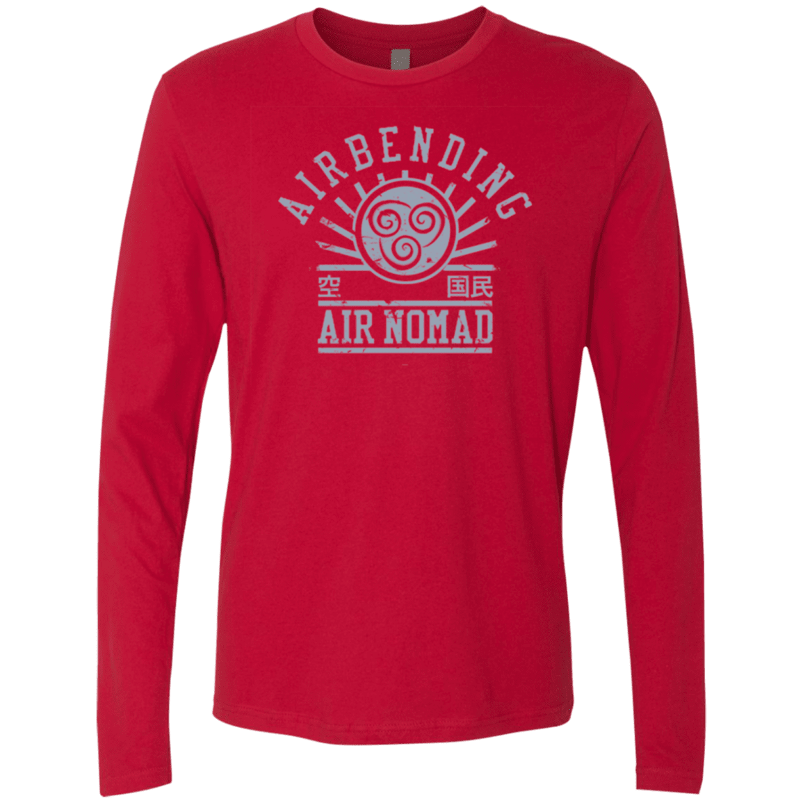 T-Shirts Red / Small air bending v2 Men's Premium Long Sleeve