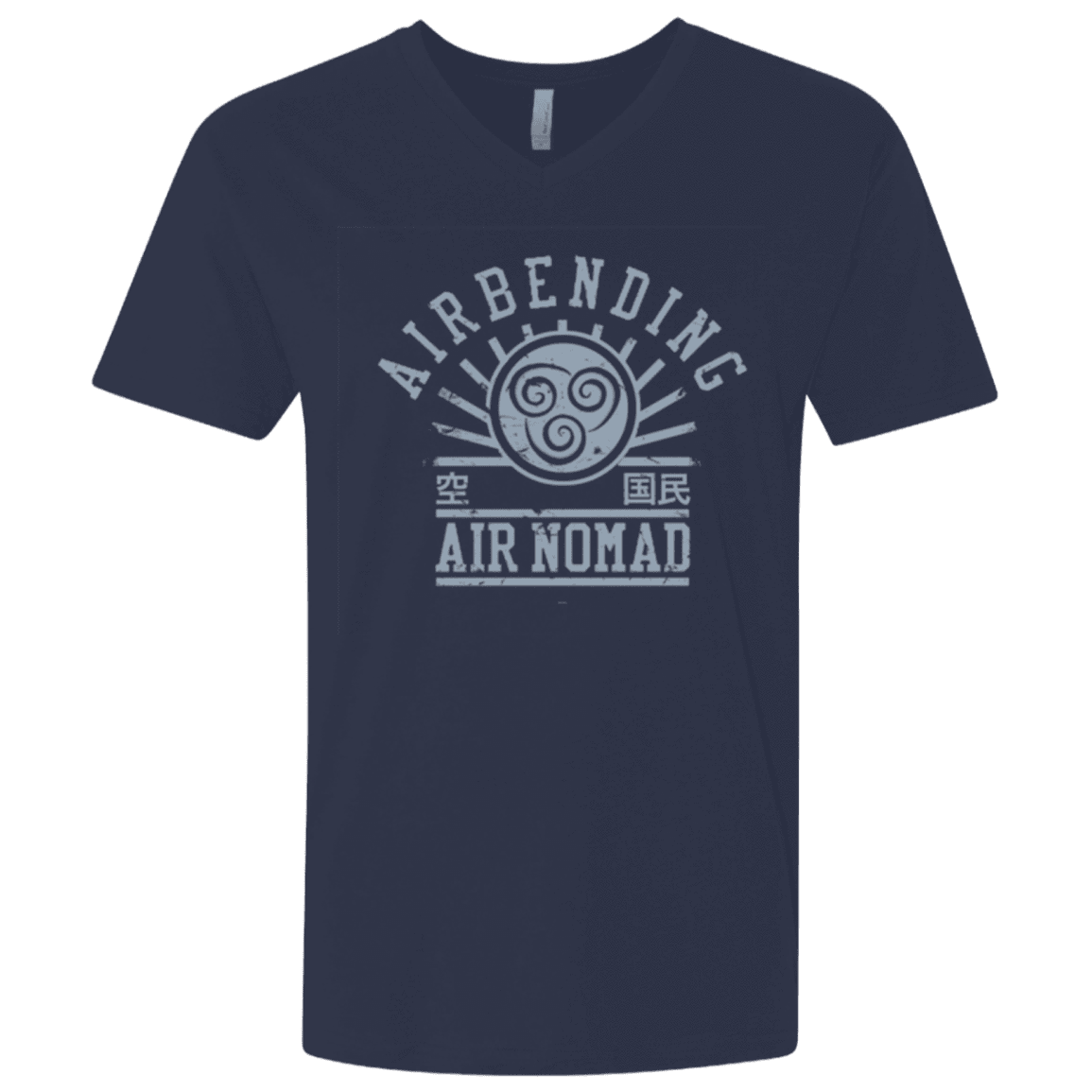 T-Shirts Midnight Navy / X-Small air bending v2 Men's Premium V-Neck