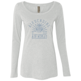 T-Shirts Heather White / Small air bending v2 Women's Triblend Long Sleeve Shirt