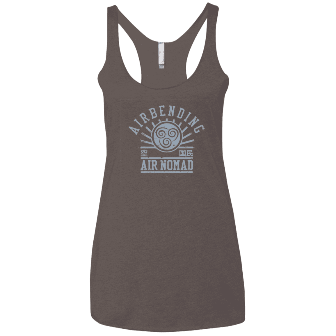 T-Shirts Macchiato / X-Small air bending v2 Women's Triblend Racerback Tank