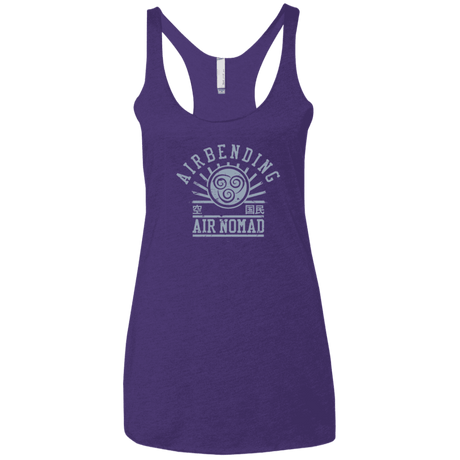 T-Shirts Purple / X-Small air bending v2 Women's Triblend Racerback Tank