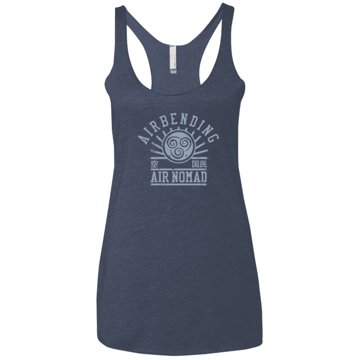 T-Shirts Vintage Navy / X-Small air bending v2 Women's Triblend Racerback Tank