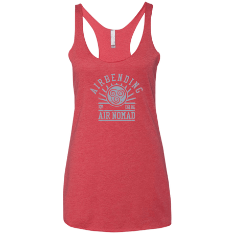 T-Shirts Vintage Red / X-Small air bending v2 Women's Triblend Racerback Tank